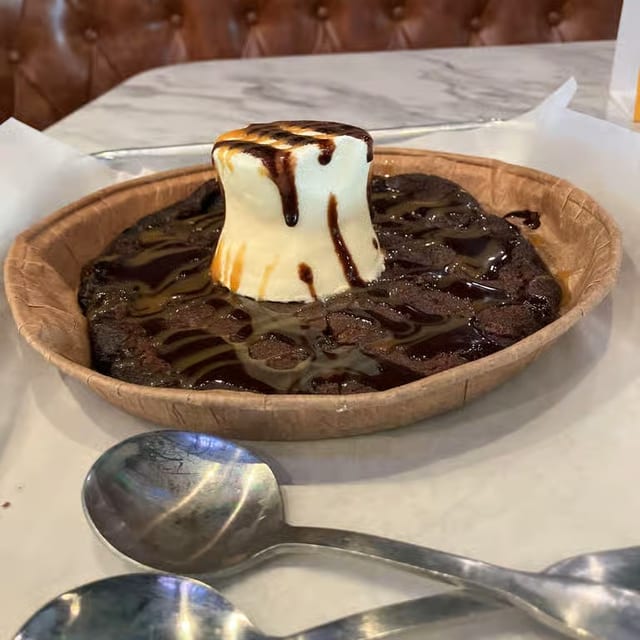 Fresh Baked Chocolate Brownie.