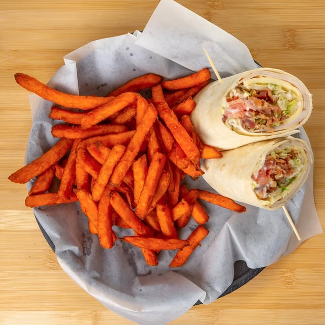 Turkey Bacon Avocado Wrap.