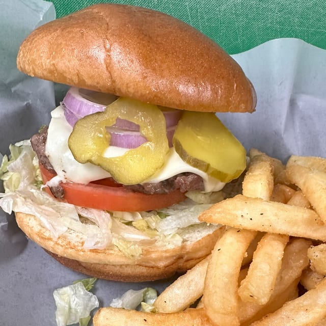 Classic Single Cheeseburger.