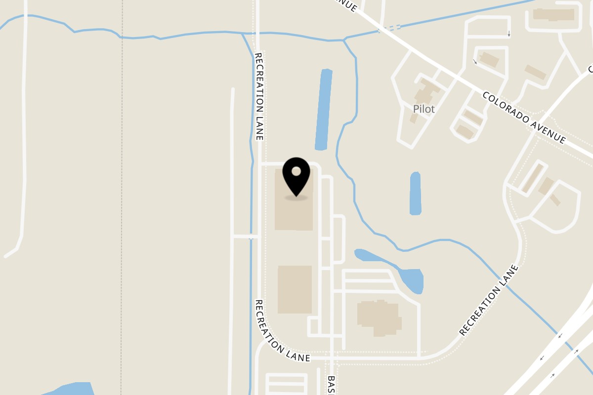Map showing the location of Cameo at the Fieldhouse on 1945 Recreation Ln in Avon